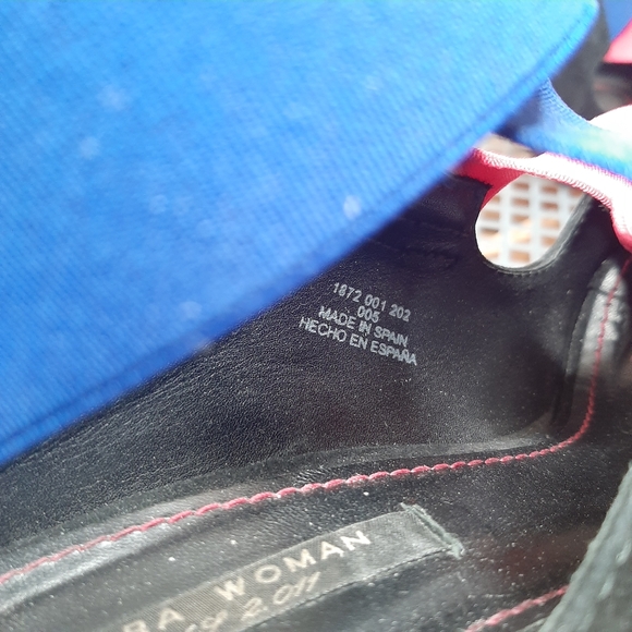 ZARA Colorblocked Strappy Stilettos - Picture 6 of 8